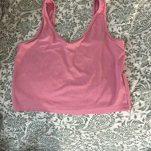 SHEIN pink crop top